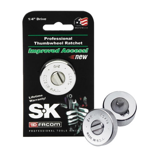 SK 49270 1/4-Inch Drive 1-1/2-Inch Professional Thumbwheel Ratchet SK Hand Tools SKT-49270 SK 49270 1/4-Inch Drive 1-1/2-Inch Professional Thumbwheel Ratchet SK Hand Tools SKT-49270