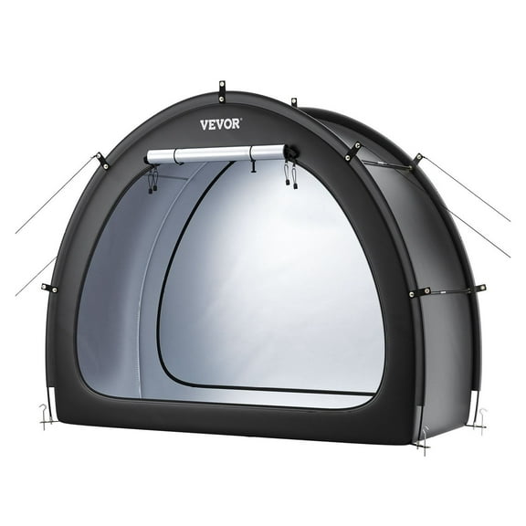 Outdoor Bike Storage Tent Fan-Shaped Waterproof Bike Tent for 1 to 2 Bikes