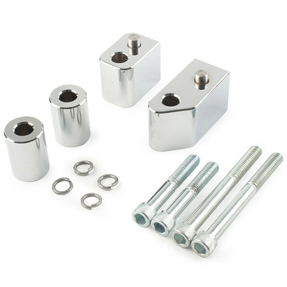 1-1 4'' Driver Floorboard Spacer Extension Fit for HARLEY Street Tri Glide Chrome