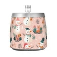 thumbnail image 7 of Yayeee Ashtray with Lid for Cigarette Smokeless Stainless Steel Home Ash Holder, Christmas Snowman, 7 of 7
