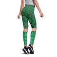 thumbnail image 4 of AXXD Yoga Pants for Women,Athletic Legging,Women Athletic Yoga Casual Stetch Shorts,Printed,High Waist Rise,BreathableGreen,S (US:4), 4 of 9