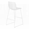 thumbnail image 2 of Office Chairs - 1-Piece White Leather Look & Metal, Standing Desk Suitable, 2 of 12