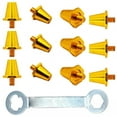 thumbnail image 2 of Aluminum Alloys Soccer Studs Pack Nonslip Replacement Football Shoe Spikes, 2 of 13