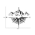 thumbnail image 4 of Mountain Compass Stickers, Decal for Car Hood Auto Body Side Door Compass Waterproof Stickers, Vinyl, 4 of 8