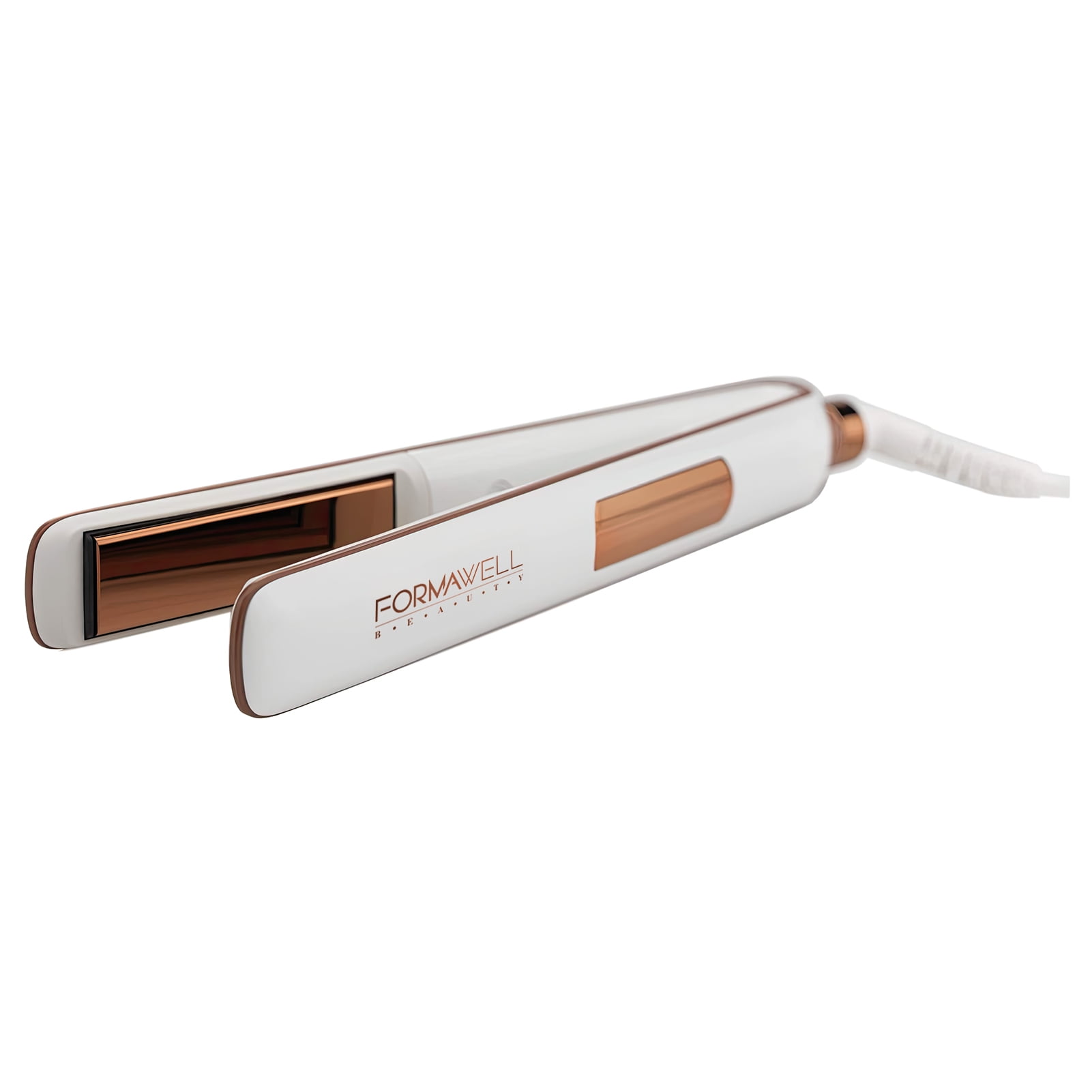 Formawell One Inch 24K Gold Pro Flat Iron Hair Straightener Ultra Fast Heating to 450 F with LED Display