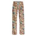 thumbnail image 4 of Fabrcox Women's Pajama Bottoms Soft Easter Egg Cute Animals Wide Leg Womens Sleep Pants Spring Elastic Waist Holiday Women Trouser, 4 of 7