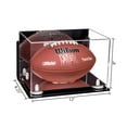 thumbnail image 2 of Acrylic Football Display Case with Mirror, Wall Mount, White Risers and Mirror Base (A004-WR), 2 of 3