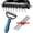 Blue, variant on Pet Grooming Brush, Deshedding Tool for Dogs, Double-Sided Undercoat Rake for Dogs & Cats, Removes Knots, Tangles & Loose Hair