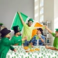 thumbnail image 3 of sruoe Tablecloth, 54 X 108in St Patricks Day Tablecloth, Waterproof Machine Washable Foldable Multicolor Rectangle Tablecloths, Table Cloth for Dining, Home, Party Decor, Plastic, 3 of 6