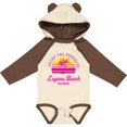 thumbnail image 3 of Inktastic Summer Enjoy the Sunshine Laguna Beach California in Pink Boys or Girls Long Sleeve Baby Bodysuit, 3 of 5