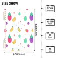 thumbnail image 3 of Flat Design Fruits Pattern A5 8.3x5.7in PP Notebook, Adjustable Rings, 60 Sheets, Diary or Journey Note, 3 of 8