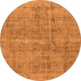 thumbnail image 1 of Ahgly Company Indoor Round Oriental Orange Industrial Area Rugs, 6' Round, 1 of 4