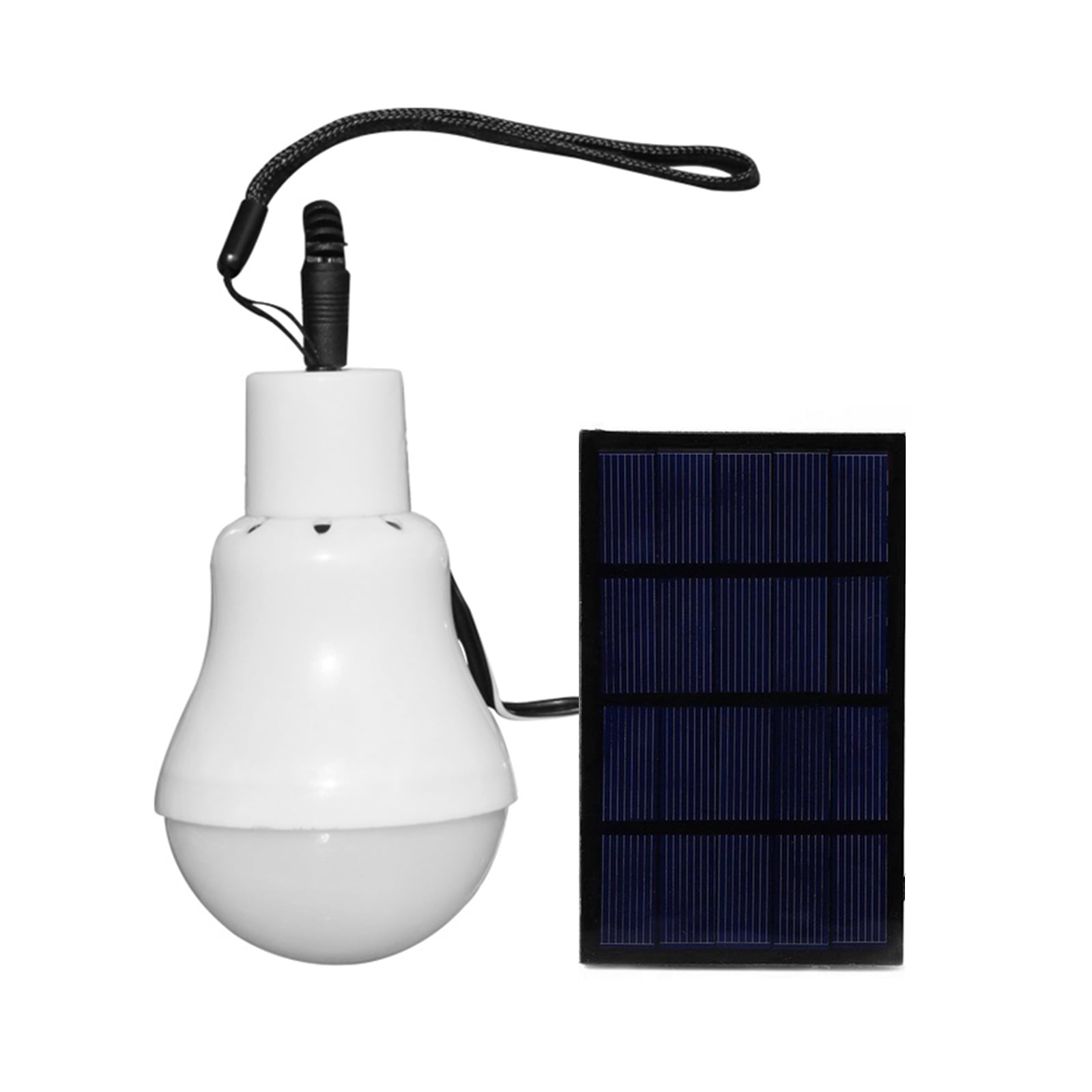 4/6X Portable Solar Panel LED Powered Lights Bulb Lighting Outdoor Camping Light 