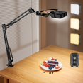 thumbnail image 1 of Soporte de teléfono aéreo AIXPI con luz recargable para selfies, 1 of 7