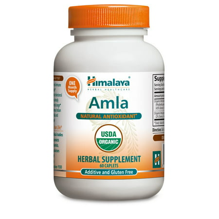 Himalaya Herbals Amla Antioxydant naturel organique, 600mg, 60 Ct