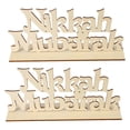 thumbnail image 2 of EID decoraciones para hogar creativo exquisito estilo simple letra carta decoraciones festival musulmán ornamento para la escena diseño tipo 3 2 sets Scienceny HA011720-03, 2 of 7