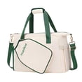 thumbnail image 4 of Bolso de mano para Pickleball, ligero, extraíble y con correa ajustable para el hombro. Blanco Verde, 4 of 9