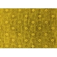thumbnail image 1 of Ahgly Company Machine Washable Indoor Rectangle Oriental Yellow Industrial Area Rugs, 8' x 12', 1 of 4
