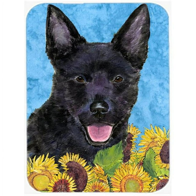 Carolines Treasures SS4131LCB Australian Kelpie Glass Cutting Board - Large