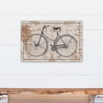 thumbnail image 4 of Creative Products Black Vintage Bike on Spackle Beige 16x24 Canvas Wall Art, 4 of 5
