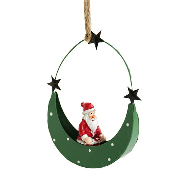 JINGT Christmas Tree Ornament Christmas Tree Hanging Decoration Pendant Table Backdrop Green