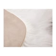 thumbnail image 2 of Long Pile Carpet Fluffy Rugs, Extra Soft Cozy Artificial Sheepskin Blanket Carpet Faux Fur Faux Lambskin Sheepskin For Bedroom Sofa Living Room-White-90*180cm(35*71in), 2 of 3