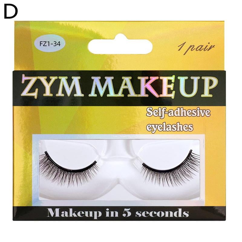 GlueFree Eyelashes 3D Fake Eyelashes Reusable Selfadhesive Lashes