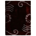 thumbnail image 5 of Rugsotic Carpets Hand Tufted Shag Polyester Eco-Friendly Area Rugs - 5'x8', Rectangle, Red, Plain Solid Design, High Pile Handmade Anti Skid Rugs for Living Room, Bed Room K00026, 5 of 7
