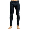thumbnail image 4 of Men's 100% Polyester 2-Pc Long Thermal Underwear, Navy Blue M, 1 Set, 4 of 4