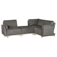 thumbnail image 3 of Sala Modular Makora Morelli Memory Foam Oxford Chenille De 4 módulos, 3 of 9