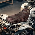 thumbnail image 2 of KUIFORTI Camouflage Brown ATV Seat Cover Four Wheeler Seat Cover ATV Accessories Polyester Dustproof Compatible with Polaris Sportsman Polaris Scrambler Honda Rancher, 2 of 7
