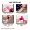 thumbnail image 2 of Short Press On Nails, Buy 2 Get 1 Free Blue Red White Fake Nails with Star Stripe Design, Glossy Square Acrylic Nails, Reusable Glue On Nails for Women Girls, Perfect for Holiday Party Daily Wear, 2 of 17