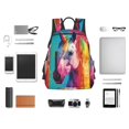 thumbnail image 4 of Fuzoiu Watercolor White Horse Print Lightweight Daypack,Weekender Bag for Men and Women, Travel Backpack with Padded Straps for School, Travel & Work, 4 of 7