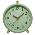 thumbnail image 2 of YAOMOBB Desk Clock Mute Alarm Clock Sweeping Movement Retro Nordic Style Night Light Dial, 2 of 6