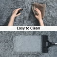thumbnail image 6 of ZENELESS Fluffy Area Rugs for Living Room,4x6 Shag Rectangular Carpets for Bedroom Light Gray, 6 of 7
