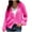 Hot Pink, variant on GigrtiJin Women's Cardigan V-Neck Sweaters Casual Long Sleeved Button down Solid Color Loose Sweater Jackets