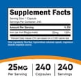thumbnail image 2 of Suplemento de hierro Nutricost Bisglicinato de hierro 25 mg 240 cápsulas, 2 of 5