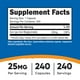 thumbnail image 2 of Suplemento de hierro Nutricost Bisglicinato de hierro 25 mg 240 cápsulas, 2 of 5