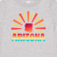 thumbnail image 4 of Inktastic Arizona with Retro Sunset Boys or Girls Baby T-Shirt, 4 of 5