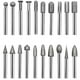 thumbnail image 5 of 6MM Shank Cylinder Diamond Grinding Bits Cylindrical Points Coated Carving Burrs Lapidary Tools Jade Stone Marble, 5 of 5