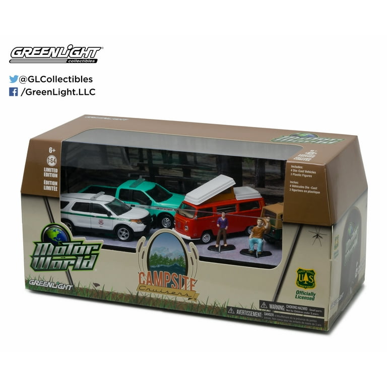 1:64 Motor World Multi-Car Dioramas - Campsite Cruisers United