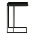 thumbnail image 3 of Kate and Laurel Lockridge Foldable Modern Side C-Table, 18.5" x 12" x 26.75", Black, 3 of 7