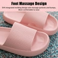 thumbnail image 6 of Cloud Slippers for Women and Men, Pillow House Slippers Shower Shoes Indoor Slides Bathroom Sandals, Ultimate Comfort, Lightweight, Thick Sole, Non-Slip, Easy to Clean, 6 of 8