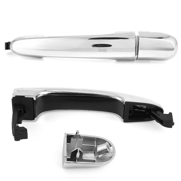 Manija De Puerta Interior Cromada Para Kia Sorento 2011-2015 - Lado Del Conductor, Delantera O Trasera - Incluye Botón De Seguro, Marca Evan-Fischer