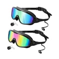 thumbnail image 4 of harper 2 Pcs Lunettes de Natation pour Hommes Femmes Adultes Grand Champ Résistantes à l'Eau Style A, 4 of 9