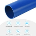 thumbnail image 3 of Uxcell Rigid Round Pipe Blue 1.78 x 1.97"(ID*OD) High Impact for Water Pipe Crafts Cable Sleeve, 3 of 6