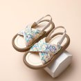 thumbnail image 6 of breaise Girls Sandals Open Toe Cute Flats Dress Sandals Cross Strappy Summer Glitter Shoes Toddler/Little Kid/Big Kid, 6 of 6