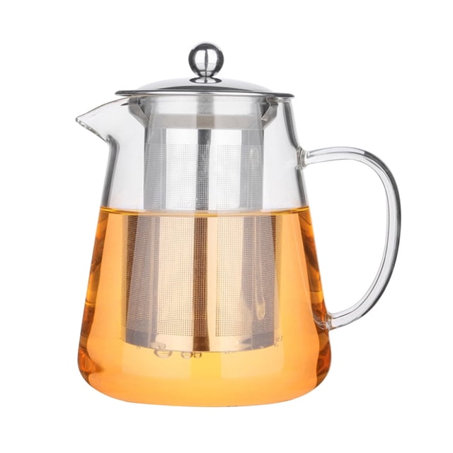 Glass Tea Pot 32 oz/950ml High Borosilicate Teapot with 304 Stainless Steel Infuser Perfect for Loose Leaf Tea Flower Tea Tea Bag