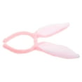 thumbnail image 4 of Diademas con orejas de conejo de peluche (rosa y blanco), 4 of 5