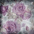 thumbnail image 3 of Grey, Jace 12x12 Black Modern Framed Museum Art Print Titled - Purple Grey Flowers Mate, 3 of 5